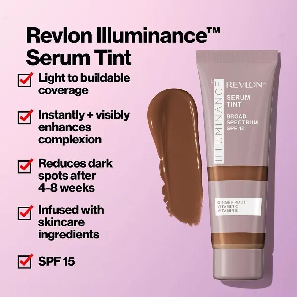 3/$12 Revlon 605 Rich Mahogany Illuminance Serum Tint .94oz
